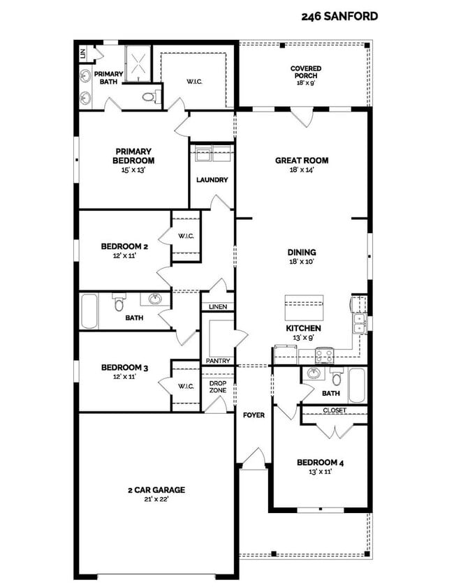 Photo - Brand New 4BR/3BA Home in Westridge Crossing!