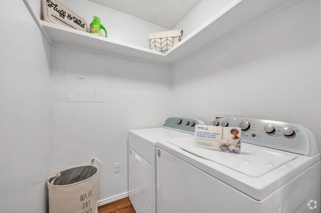 1 BR, 1 BA, 718 SF. - Laundry Room