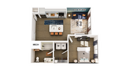 A1A floor plan Matheson Mill by Broadstone