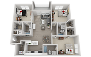 Campus Edge 3x3 Upgraded Floor Plan