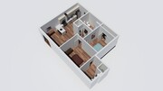 Molly - Two Bedroom Floor Plan