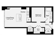 S3-A | 1 bed 1 bath | 655 Sq. Ft