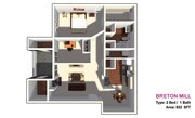 One Bed / One Bath with Den