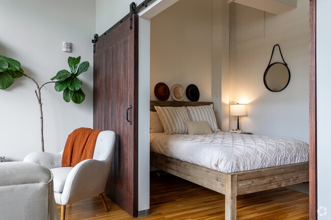 1HAB, 1BA - Un loft - Dormitorio - The Julian