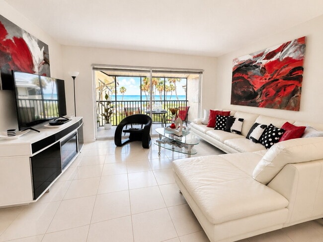 Photo - Meticulous Gulf front condo with unobstructed views of the clear blue water.