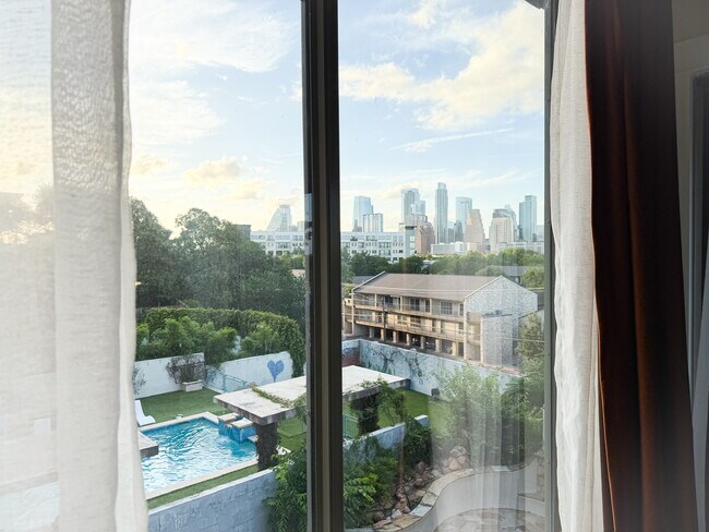 View from main bedroom