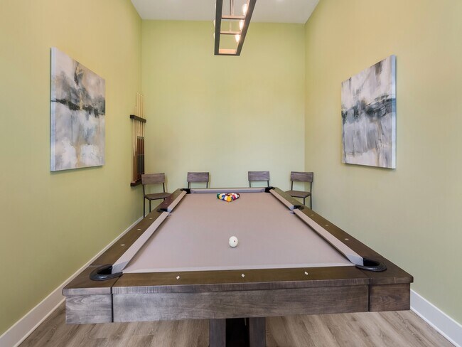 Game Room with Billiard Table