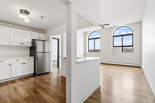New One Bed Kitchen - Riverfront Court Rental