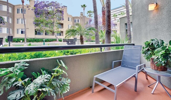 Private balcony may have two-way entry