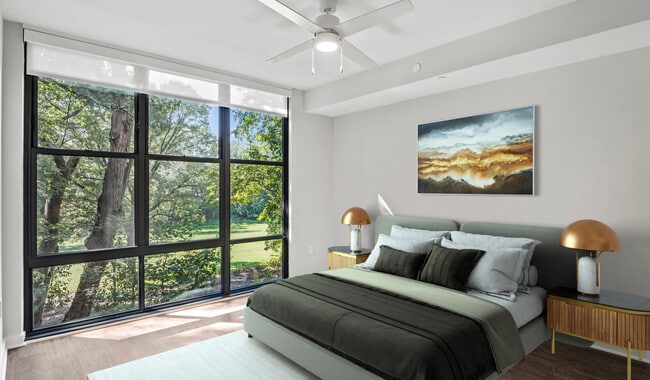 Spacious bedrooms with plenty of natural light