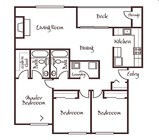 3BR/2BA