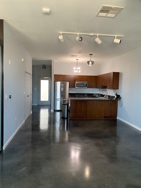 Open concept loft condo