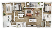 C6 floor plan The Seventeen Hundred on East