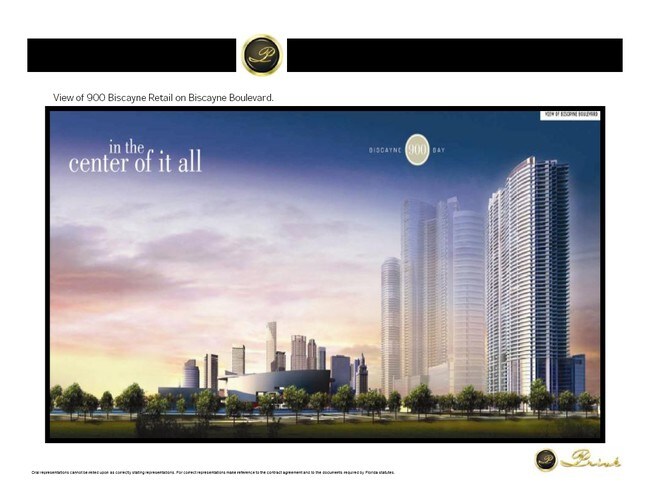 View of 900 Biscayne Retail on Biscayne Blvd.
