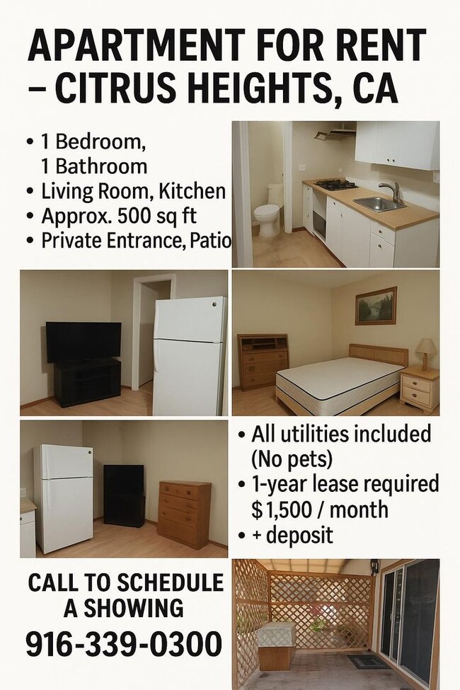 Building Photo - ADU Apartment for Rent – Citrus Heights, CA