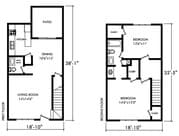 2BR/1.5BA 1ST FLOOR ENTRY TOWNHOME