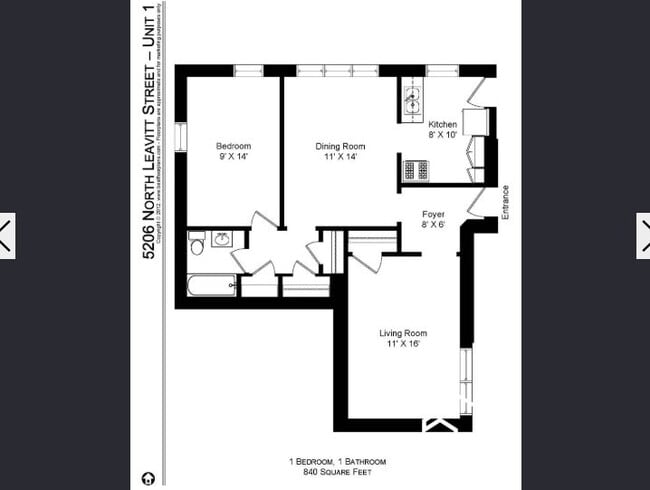 Photo - 5206 N Leavitt St Unit 1