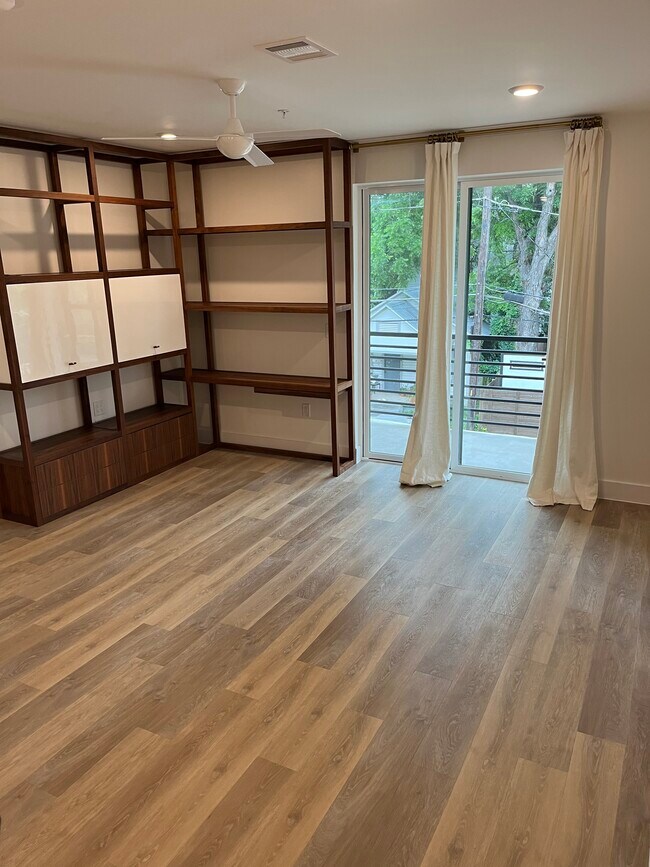 Build in for record player in living area - 2709 E 5th St Unit 2203