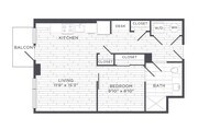 Sonnet - Urban One Bedroom - 1 Beds - 1 Baths - 538 Sq. ft.