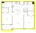 Plano de planta B1 80 High Point Uptown