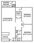 2BR/1BA