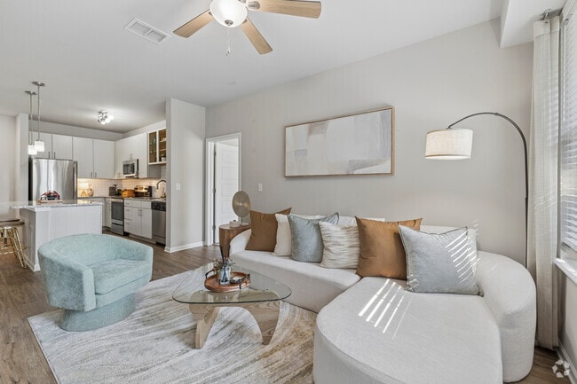 The Overbrook - 2BR, 2BA - 1,125SF - Living Room - TRAILSIDE VERDAE