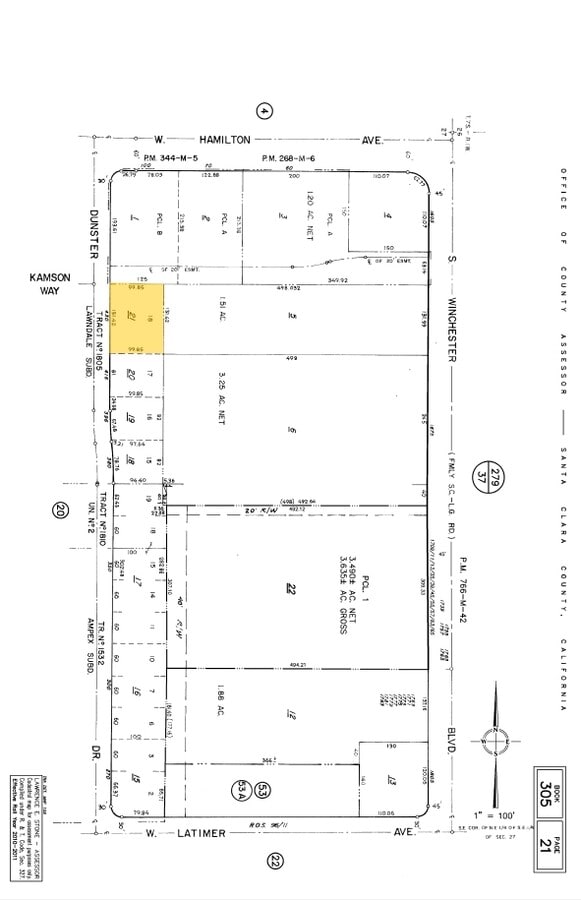 Mapa de la parcela - 430 Dunster Dr