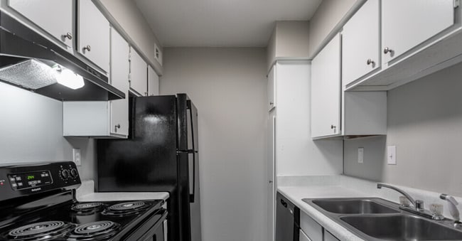 Cocina de los apartamentos de Indiandale