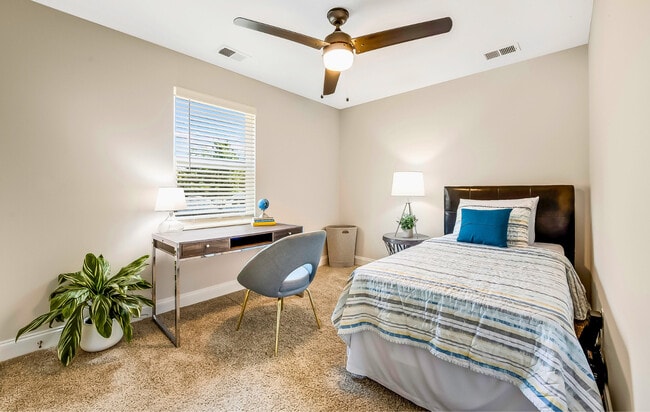 Two Bedroom second bedroom at Oak Pointe Apartments in Burlington, NC