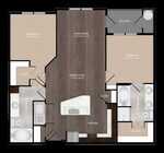 B1 floor plan Mezzo Kirby Med Center