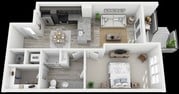1x1 - 640 sq ft