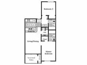 2BR/2BA
