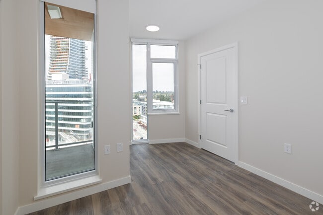 2BR, 2BA + Flex - 830SF - Primary Bedroom