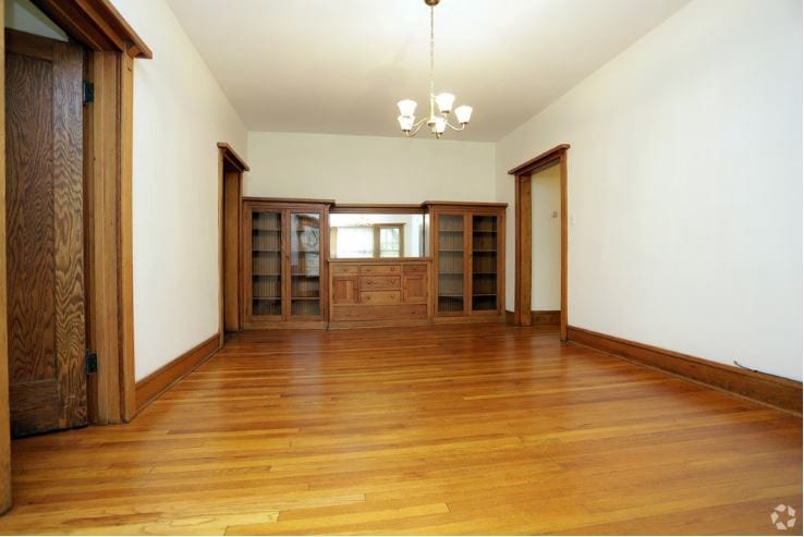 Dining rooms with built in cabinets (most apts)