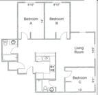 3BR/2BA
