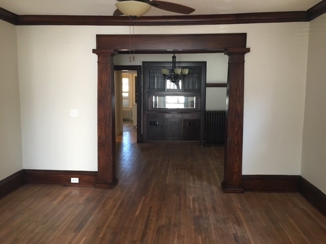 Living room and Dining room