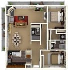 2BR/2BA
