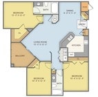 3BR/2BA
