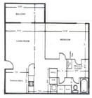 1BR/1BA