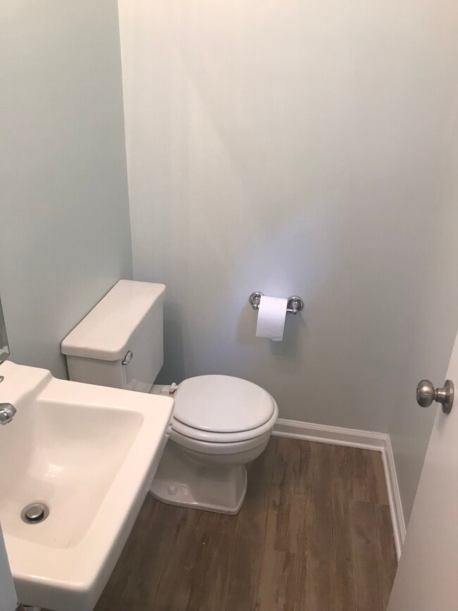 Private half bath off of master bedroom - 1349 Spring Valley Rd