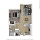 One bedroom apartment in Pflugerville, Texas.