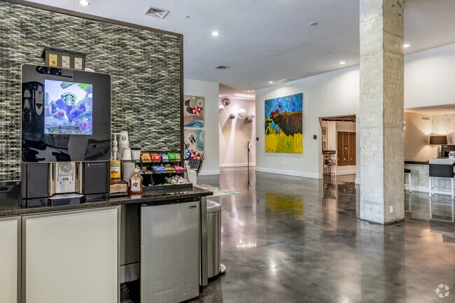 Coffee Station in the Clubhouse