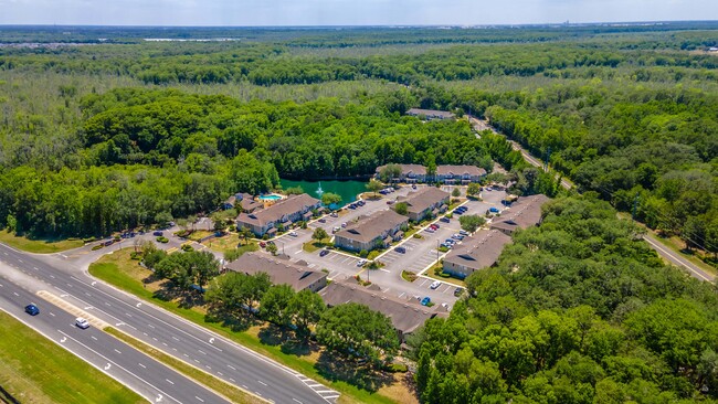 Aerial View - Lakeside Retreat at 27 Apartments