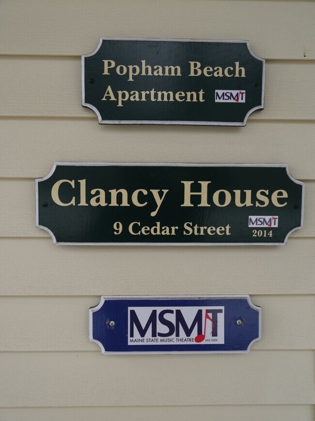 MSMT Clancy House - MSMT Clancy House Unit Popham Beach Apartment