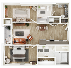 B7 floor plan The Seventeen Hundred on East