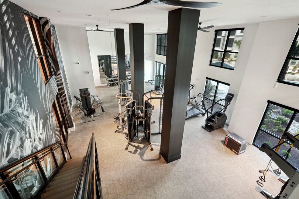 24-Hour Fitness Center - Work out anytime. No need to pay for a gym membership, you have all you need here.