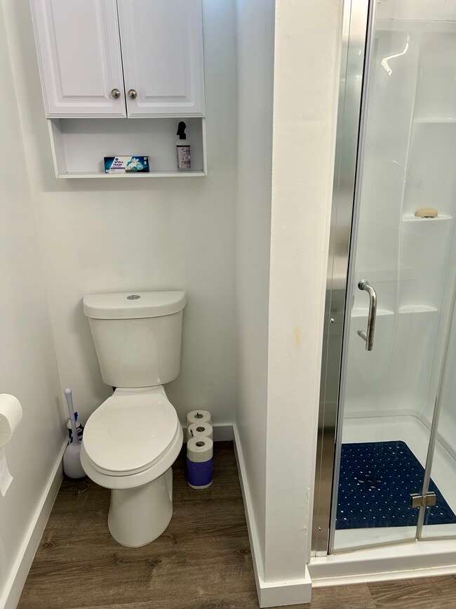 Toilet and shower - 8208 Truxton Ave