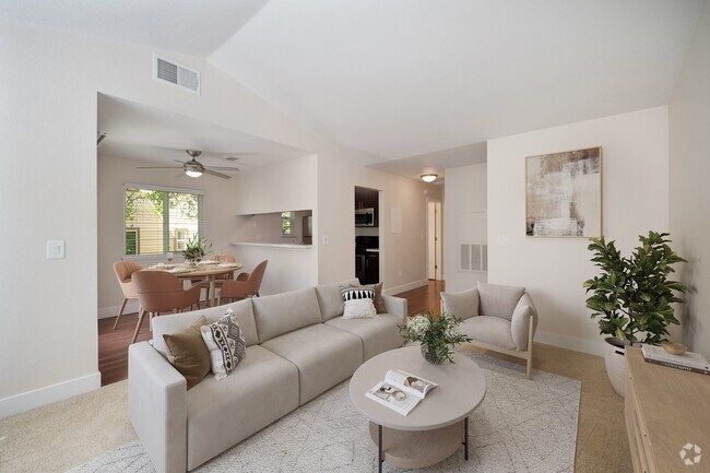 Chardonnay Living Room - Folsom Ranch Apartments