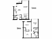 2 Bed + Den / 1.5 Bath Townhouse - 1,475 SF