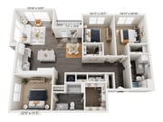 C2b floor plan Camellia at One Nexton